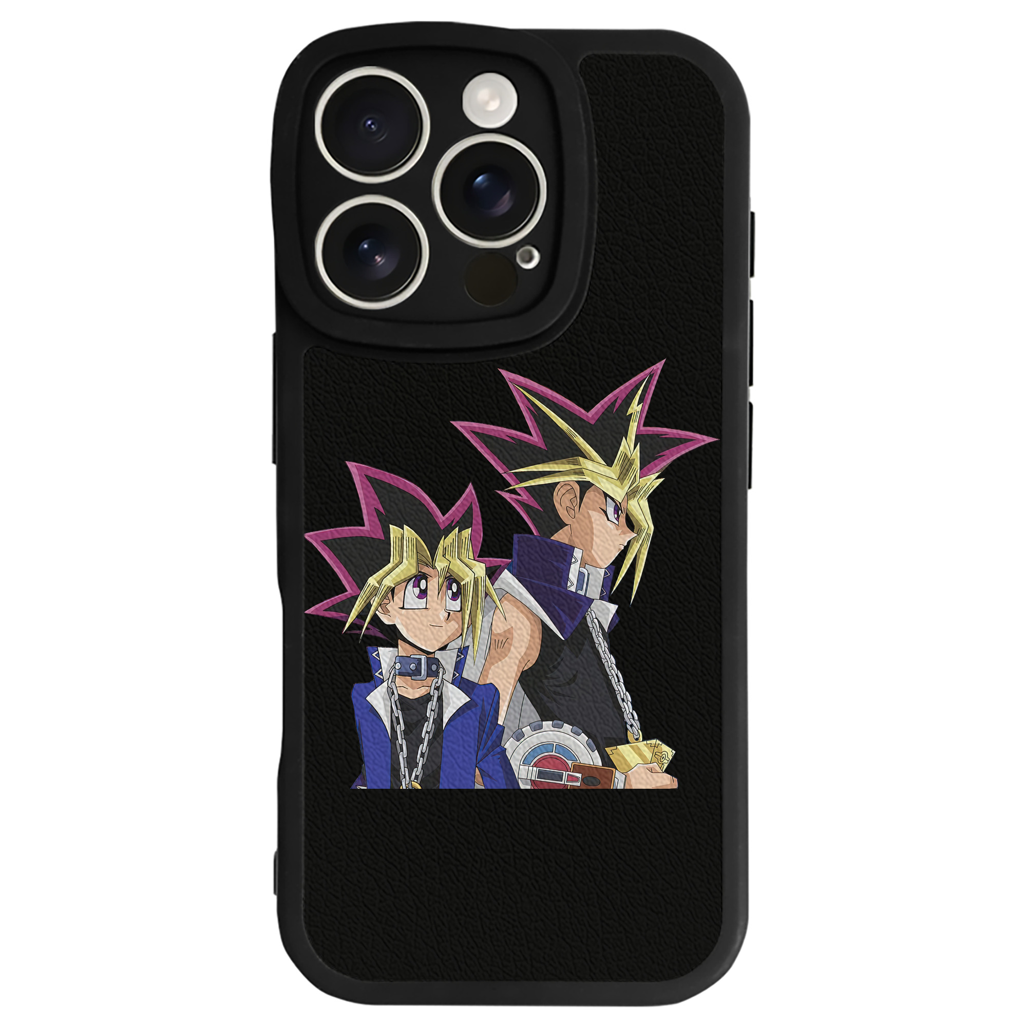 遊☆戯☆王 Yu-Gi-Oh! 【iPhone 16シリーズ対応】シリコンスマホケース（レザー調） 材質：シリコン